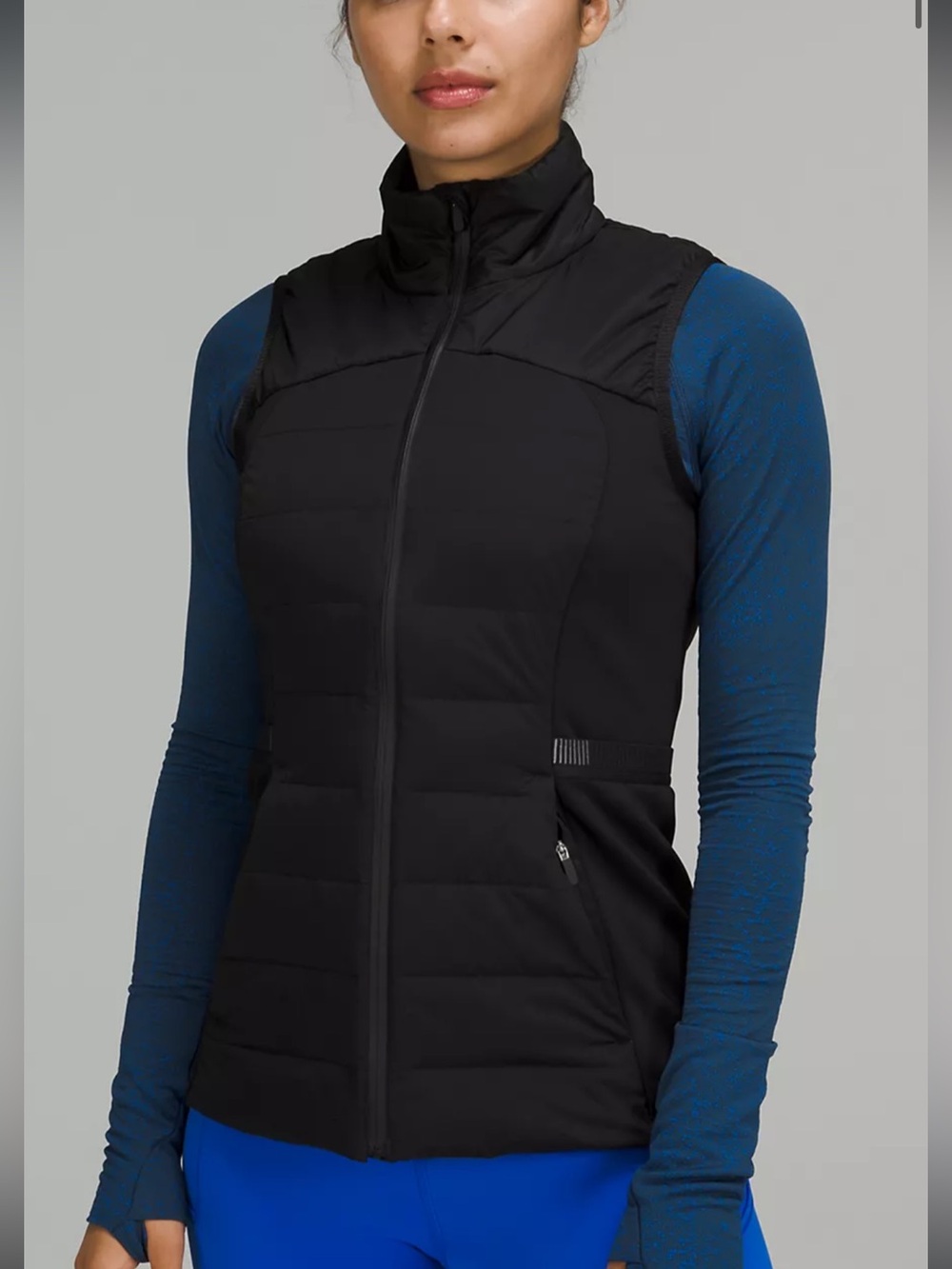 Worn Women's Quilted Sleeveless Vest Jacket - Plum Lulu lemon